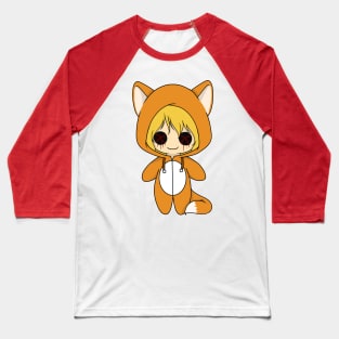 creepypasta ben drowned fox costume doll Baseball T-Shirt